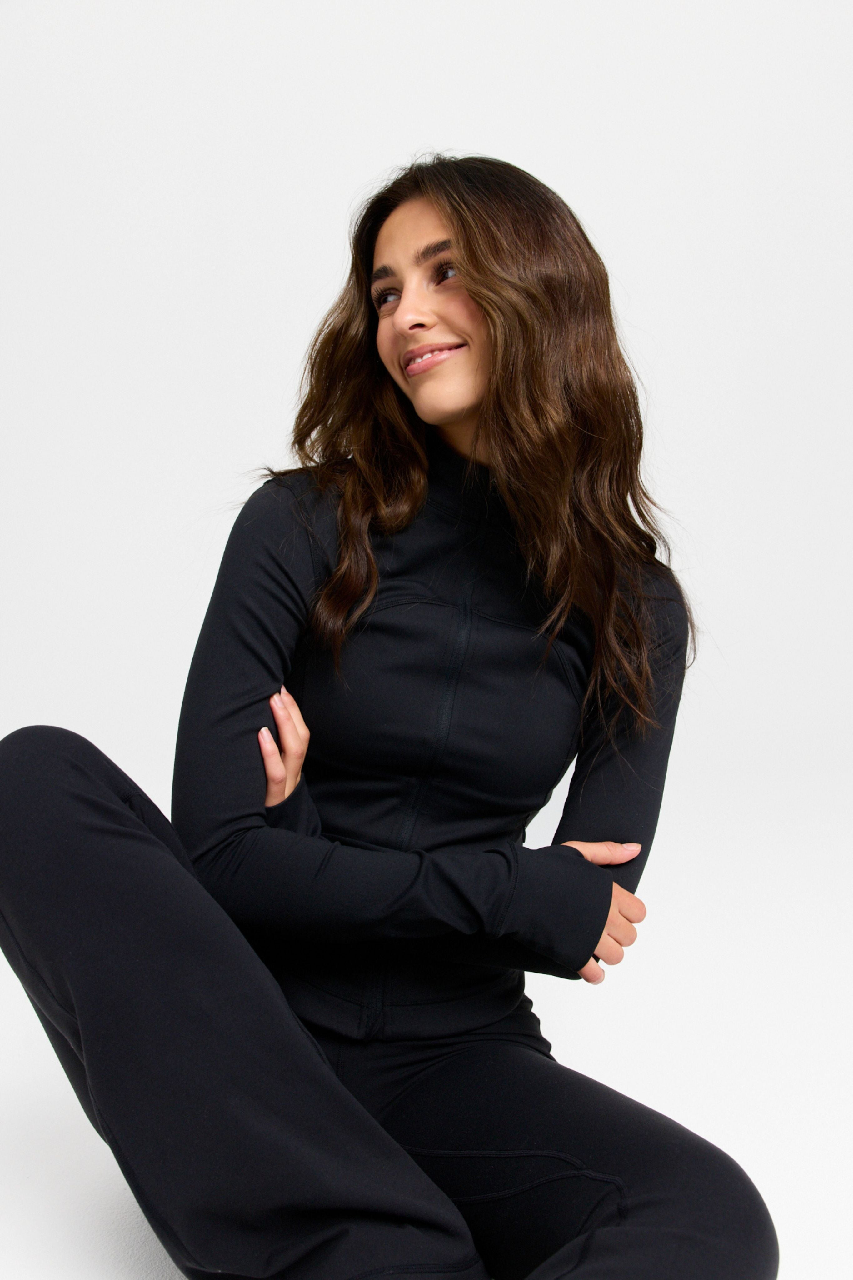 Sculptluxe® Zip Jacket - Black